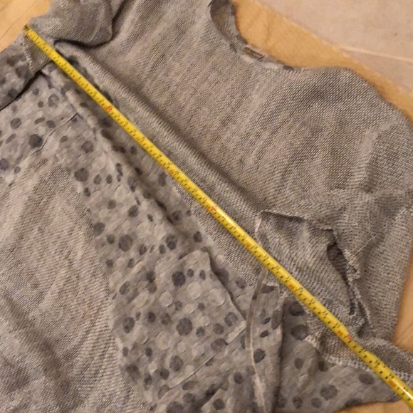 Mastro Moda made in Italy boho long tunic for coverup, oversized natural look - Picture 12 of 12